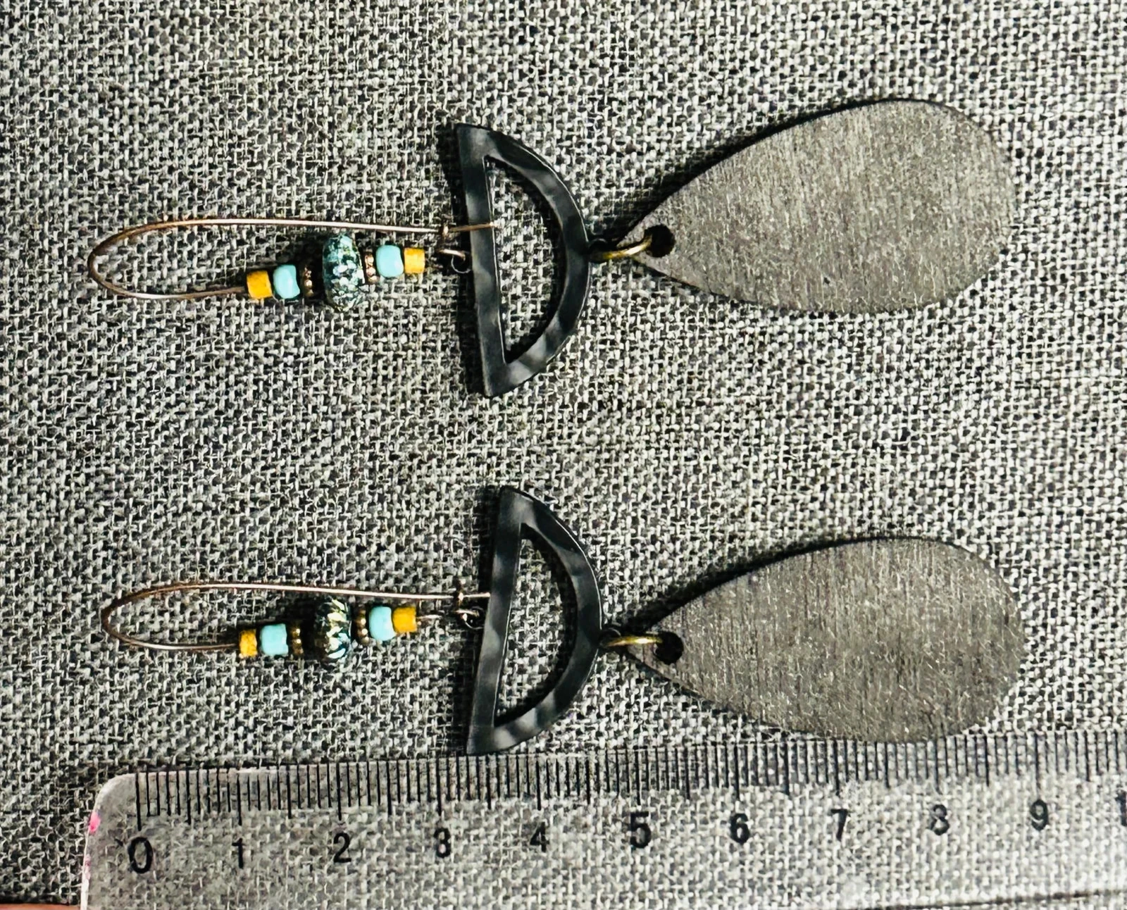 Boucles d’oreilles pendantes bohèmes Égypte – photo 5